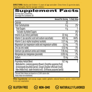 Immune Essentials Gummies - Orchard Fruits